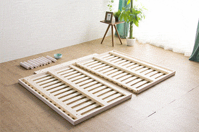 耐荷重600kg】 すのこベッド シングル 木製 組立簡単 ベッドフレーム