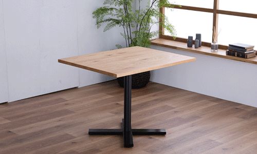 昇降式テーブル リフトアップテーブル 無垢 丸テーブル 昇降 スクエア