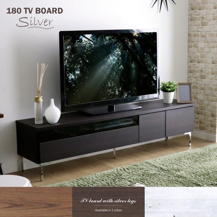 テレビボード 180cm ローボード 幅180 テレビ台 TV台 TVボード 脚付き